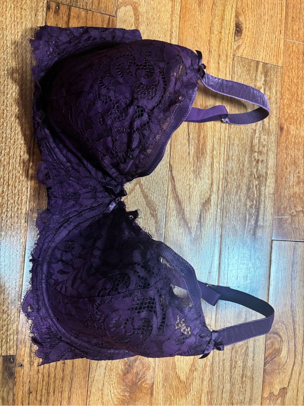 Cacique Lace Underwire Bra - Purple